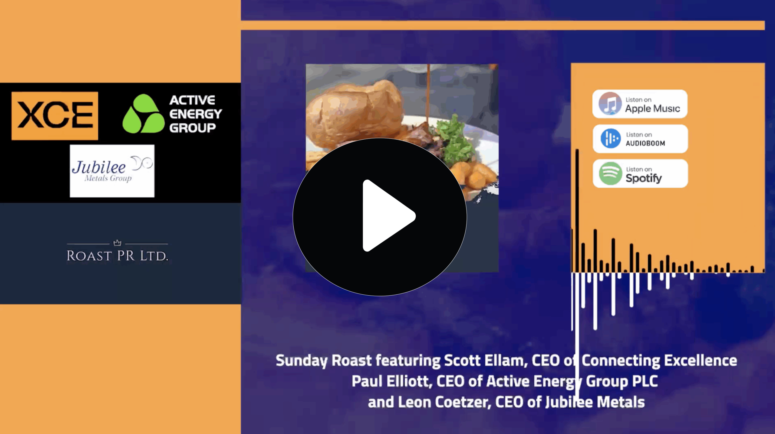 The Sunday Roast featuring Scott Ellam, CEO of Connecting Excellence